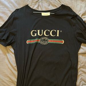 Authentic black Gucci t shirt